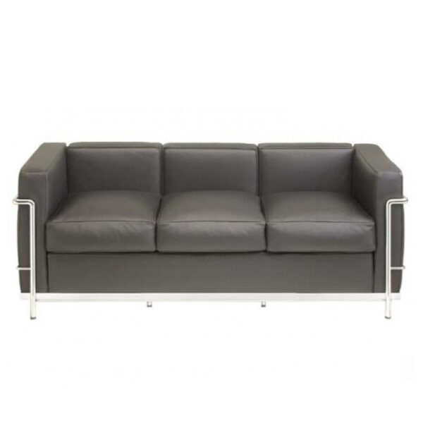 LC2 3-Sitzer Ledersofa - Designklassiker