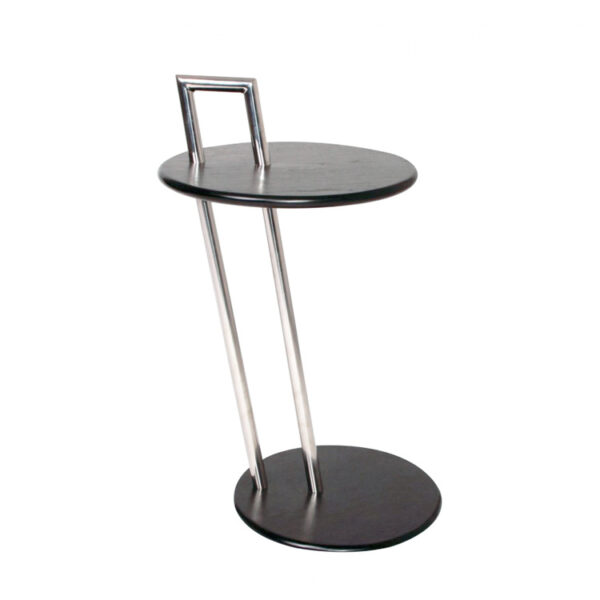 Eileen Gray Occasional Table - Chrom & Hochglanzlackiert